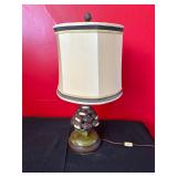 Table Lamp with Unique Ceramic Base and Shade