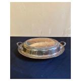 Silver-Plated Lidded Serving Dish by Gorham