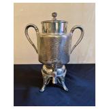 Wilcox Silver-Plated Samovar with Lid and Faucet