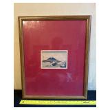 Framed Print of Mount Fuji Landscape