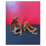 Pair of Ceramic Monkey Figurines