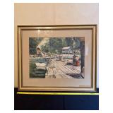 Artwork ï¿½Salmon in the Smokehouseï¿½ by Phil Austin