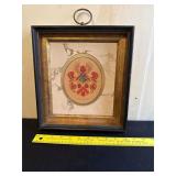 Framed Van Der Kop Family Crest Print
