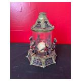Decorative Candle Holder with Monkey Figures