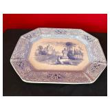 Ardennes Blue and White Ironstone Serving Platter