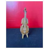 Wooden Decorative Violin with Stand