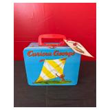 Curious George Tin Lunch Box with Red Handle