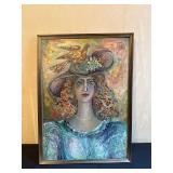 Innesa Pomelova 1997 Oil on Canvas Portrait