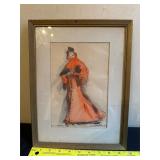 Artwork Titled ï¿½The Cardinalï¿½ w Artist Signature