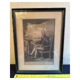 Framed Engraving of The Right Hon. W. Pitt