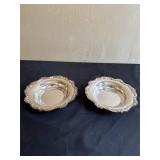 Pair of Poole Silver Plated Decorative Bowls
