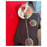 Decorative Wall-Mounted Lamp With Floral Accents