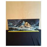 John Gromosiak 1968 Ocean Rockscape Painting