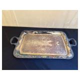 Silver-Plated Rectangular Serving Tray