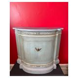 Painted Cabinet with Ornate Detailing