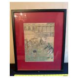 Framed Artwork with Artist Signature