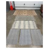 Lot of Area Rugs in Various Patterns & Sizes