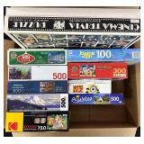 Collection of Nine Jigsaw Puzzles