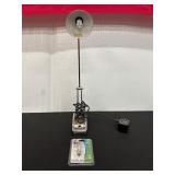 Retro Transformer-Powered Desk Lamp with LED Bulb