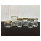 Collection of Glass Canning Jars