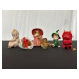Collection of Five Assorted Figurines