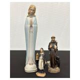 Collection of Three Religious Figurines