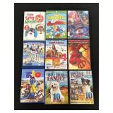 Lot of 9 Family-Friendly DVD Movies