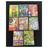Collection of Family and Animated Movie DVDs
