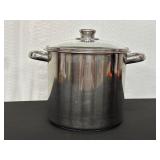Stainless Steel Stock Pot with Glass Lid
