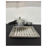 Mirro Aluminum 4-Qt Pressure Cooker and Grill Set