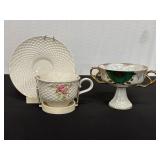 Two-Piece Dishware Set with Pedastal Bowl