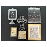 Decorative Collection of Frames and Plaques