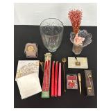 Assorted Decorative and Writing Accessories Lot