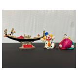 Set of Decorative Figurines and Venezia Souvenir