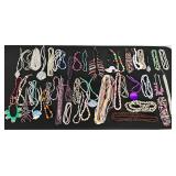 Lot of Assorted Beaded and Costume Jewelry