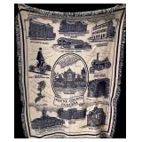 Wayne County Indiana Commemorative Woven Throw
