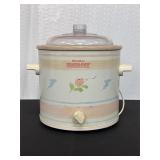 Rival Crock-Pot Slow Cooker with Floral Design