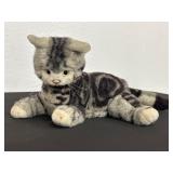 Plush Robotic Tabby Cat Toy w Functions