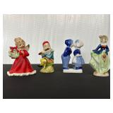 Collection of Four Small Ceramic Figurines