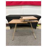 Folding Desk with Two-Tier Design