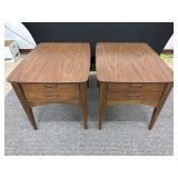 Pair of Mid-Century Modern Wooden End Tables