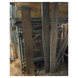 Lot of Metal and Wood Scaffolding