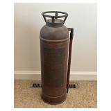 Vintage Copper Soda-Acid Fire Extinguisher