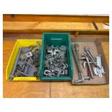 Assorted Hardware and Metal Components in Bins