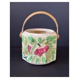 Floral Hexagonal Ceramic Basket