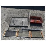 Set of Small Animal Cages with Accessories