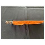 Schrade Fixed Blade Knife with Leather Sheath