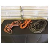 Lot of Three Extension Cords in Various Lengths