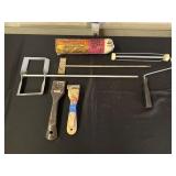 Assortment of Painting Hardware Tools