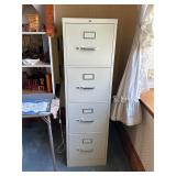 Four-Drawer Metal Filing Cabinet